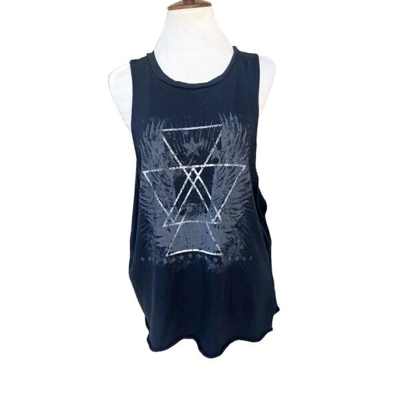 Swell Women's Cotton Cutout Tank Top Black size S M - Picture 7 of 12